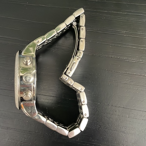 Michael Kors Silver Mother of Pearl Watch - Picture 2 of 4